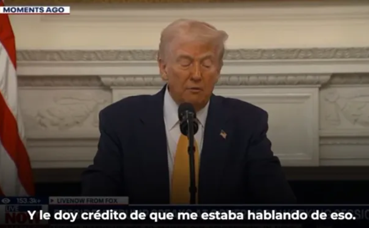 Trump vuelve a reconocer a la presidenta por campaña contra el fentanilo
