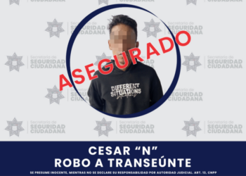 Detienen a sujeto en Granjas del Sur por robo a transeúnte