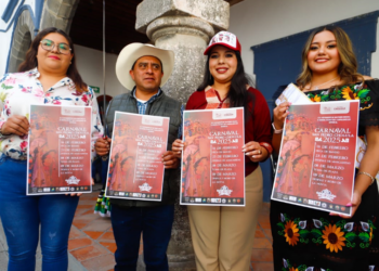 Colocan bando del Carnaval de San Pedro Cholula 2025