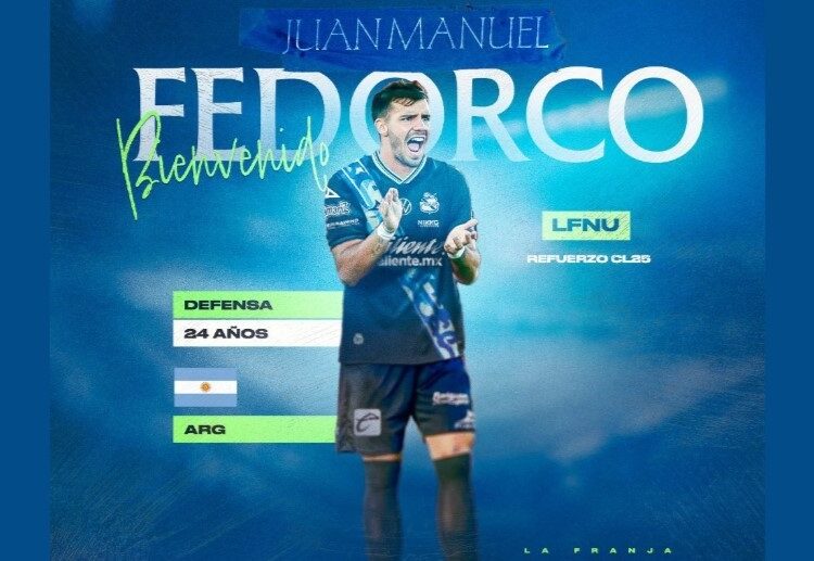 Fedorco, nuevo jugador del Club Puebla