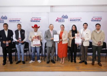 Lupita Cuautle impulsa convenio en apoyo a migrantes y sus familias