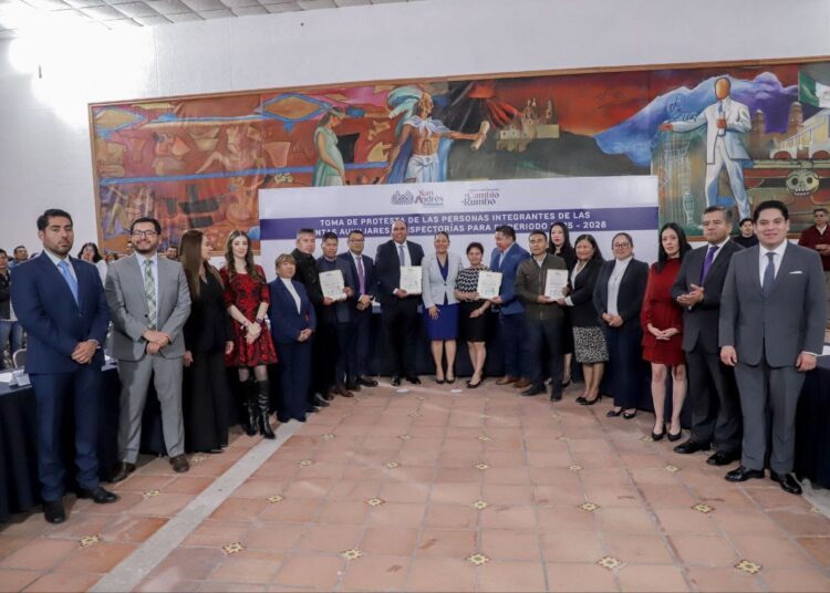 Autoridades auxiliares asumen cargo en San Andrés Cholula