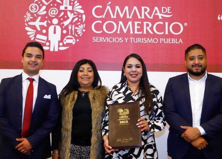 Gobierno de Cholula firma convenio con la Cámara de Comercio