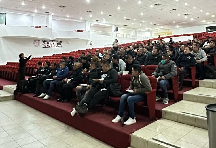 SSP de Texmelucan y UDAIM capacitan para prevenir violencia de género