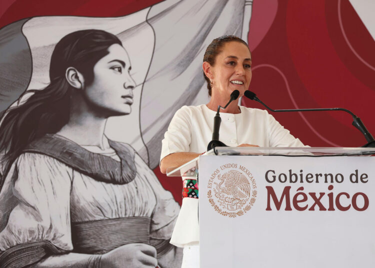 Sheinbaum inaugura planta potabilizadora en Tabasco