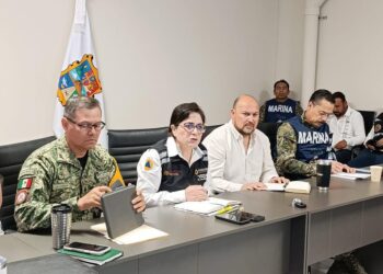 Autoridades de los tres ordenes de gobierno dan a conocer las acciones de recuperación en Reynosa Tamaulipas tras las intensas lluvias