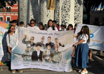 Jóvenes católicos reclaman alto a la inseguridad y la violencia, llaman a “ser constructores de paz”