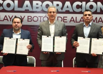 Gobierno de la Ciudad firma de Convenio de Colaboración “Torres Atalaya y Botón de Alarma OXXO”