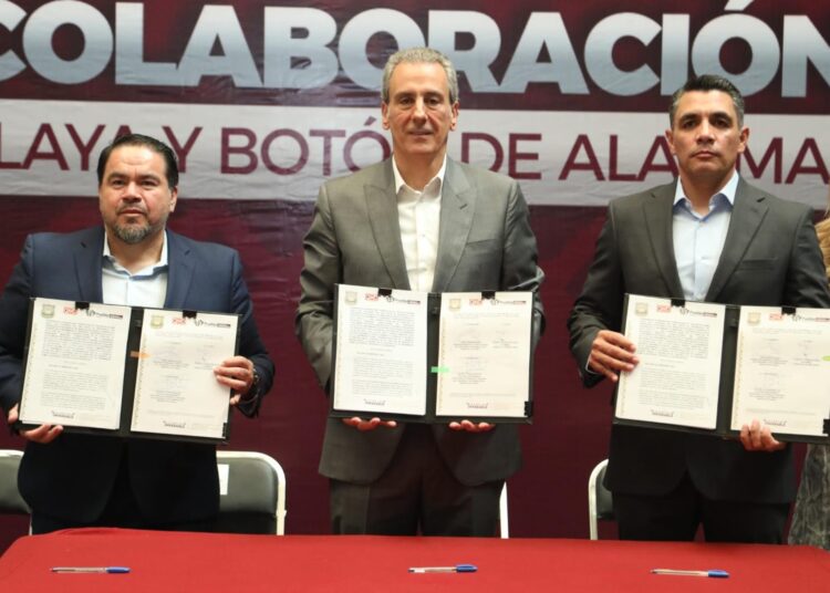 Gobierno de la Ciudad firma de Convenio de Colaboración “Torres Atalaya y Botón de Alarma OXXO”