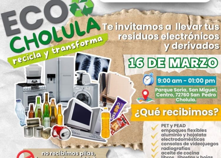 Sosapach invita a la Segunda Edición de Ecocholula