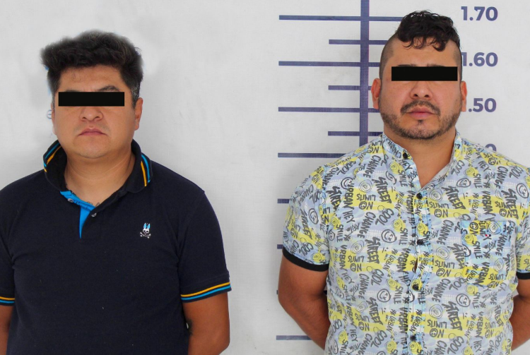 Logran detención de sujetos por robo y secuestro en San Andrés Cholula