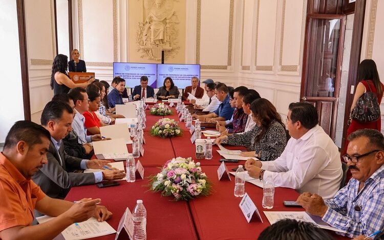 Poder Judicial firma convenios de colaboración con 29 ayuntamientos