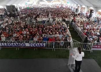En las Margaritas, Chiapas, Presidenta Claudia Sheinbaum asegura que México será el país más democrático del mundo porque por primera vez todo el poder judical será elegido por el pueblo
