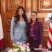 Recibe presidenta de México a la secretaria de Seguridad Nacional de los Estados Unidos