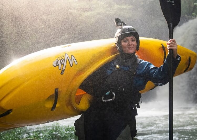 Sofía Reinoso, campeona panamericana en kayak cross