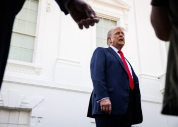 Trump pondrá banderas gigantes en jardines de la Casa Blanca