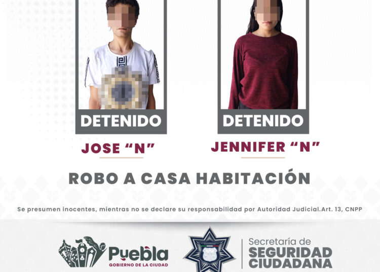 SSC detiene a tres presuntos responsables por robo a casa habitación en dos acciones distintas