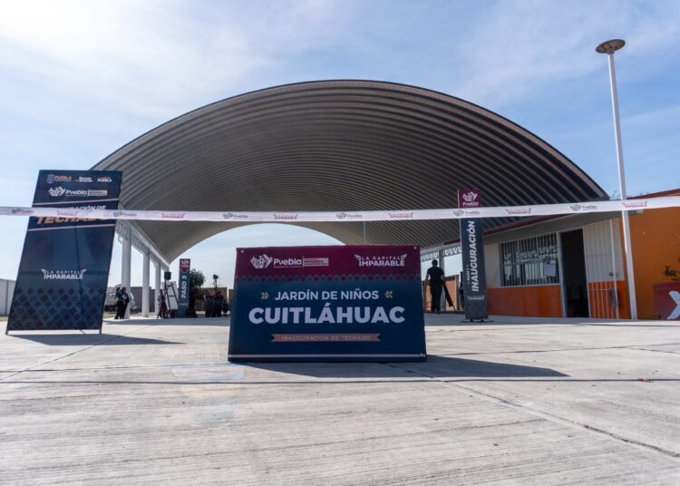 Gobierno de la Ciudad entrega infraestructura educativa al sur de Puebla