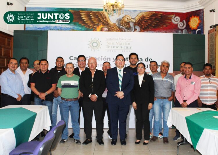 Tesorería y secretaria de gobernación de Texmelucan entregan participaciones y capacitan a presidentes auxiliares para comprobación de recursos