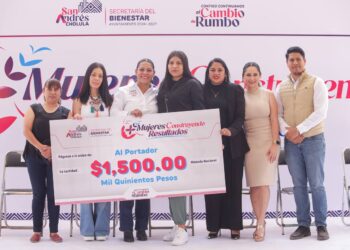 Lupita Cuautle fortalece economía de mujeres sanandreseñas