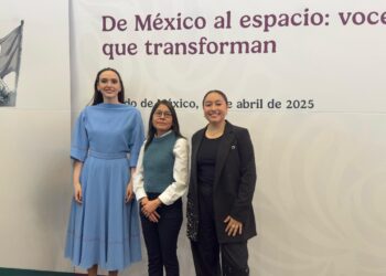 Presenta ATDT Programa Espacial Mexicano en la Feria Aeroespacial México