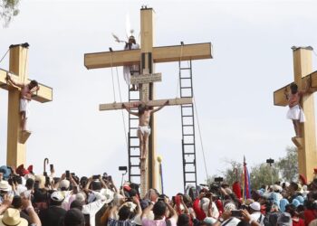 Iztapalapa defiende candidatura a la Unesco con su viacrucis