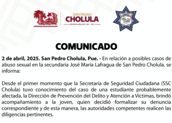 Tras probable caso de abuso sexual en secundaria, San Pedro comunica