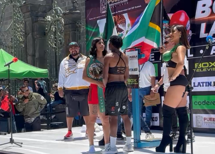 La Bonita Sánchez y “Smash” Hadebe superan la báscula (Video)