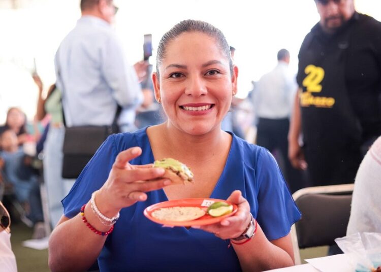 Lupita Cuautle funge como jueza invitada en concurso Pasión por los Tacos