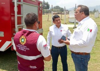 Controla Gobierno del Estado incendio en Zacatlán