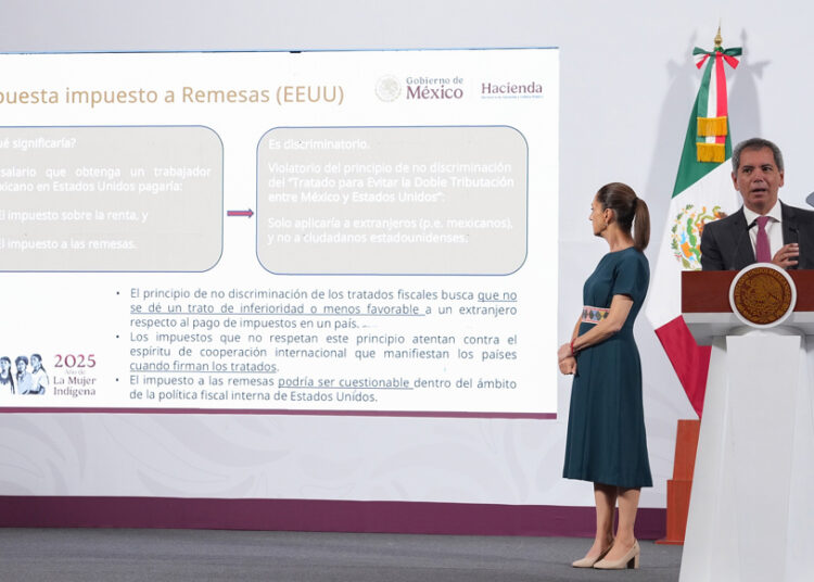 México critica tasa del 5 % a remesas de EE.UU.
