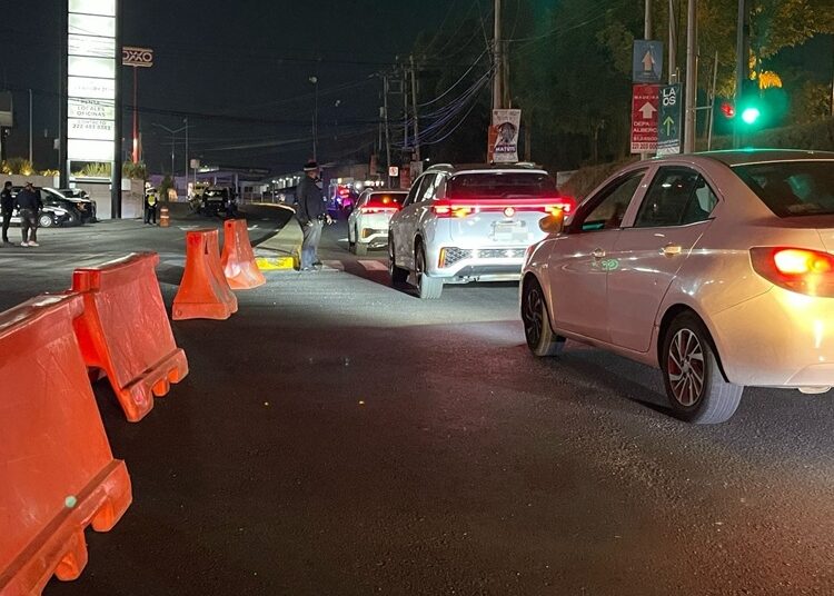 Resguardan 34 autos en Cuautlancingo tras operativo de alcoholímetro