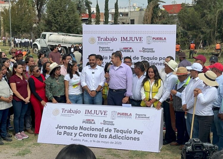 Más de un millón de jóvenes se unen a la jornada nacional de Tequios por la paz