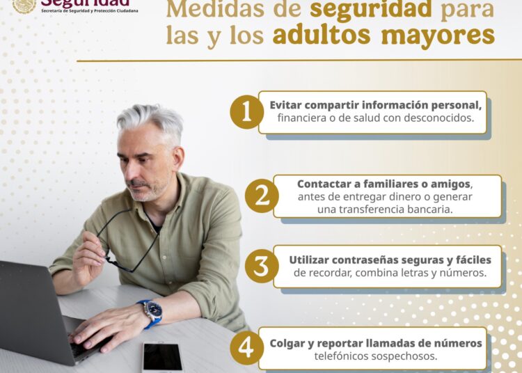 SSPC emite recomendaciones para evitar que los adultos mayores sean víctimas de ciberdelitos