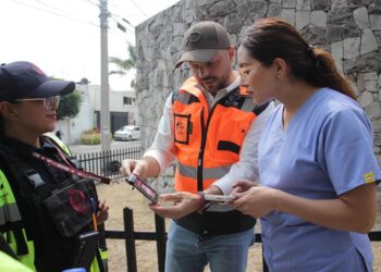 Supervisan Programa Estaciónate Aquí en la Juárez–Santiago