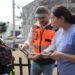 Supervisan Programa Estaciónate Aquí en la Juárez–Santiago
