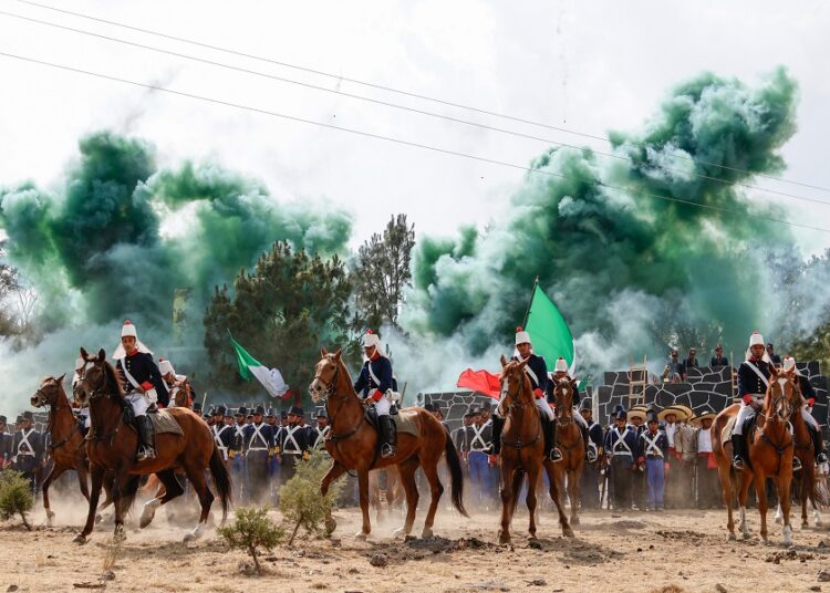2 mil 218 militares participan en escenificación de la Batalla del 5 de Mayo