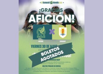 Se agotan boletos para el México-Uruguay Femenil en la BUAP