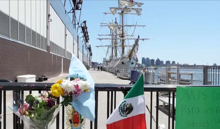 El Cuauhtémoc hizo 3 llamadas de asistencia 4 minutos después de zarpar