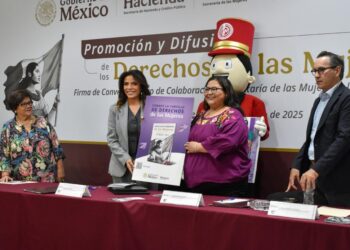En junio, inicia promoción de Cartilla de Derechos de las Mujeres en los “cachitos”