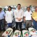 Entrega Omar Muñoz apoyos a agricultores de San Lorenzo Almecatla