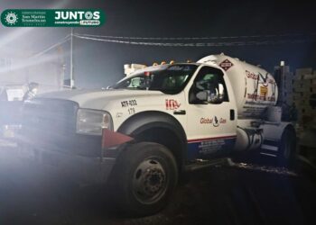 Aseguran 3 unidades y material para extracción ilegal de gas en Texmelucan