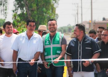 Roberto Solís inaugura tercera vialidad rehabilitada del «Rescate Carretero» en Huejotzingo