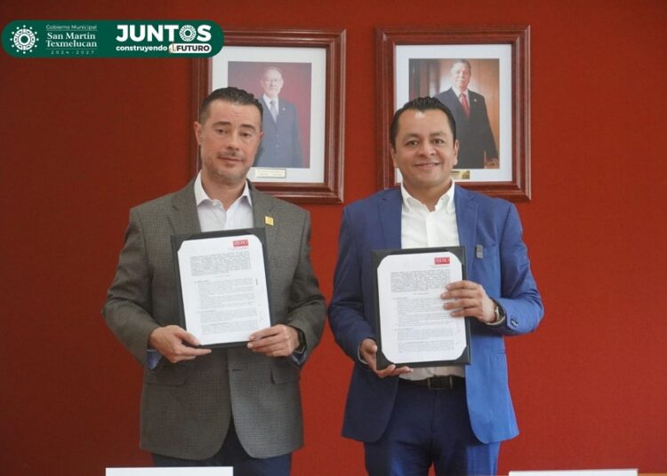 Gobierno de Texmelucan e Ibero Puebla firman convenio de colaboración