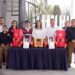 Lupita Cuautle entrega equipamiento a cuerpos de emergencia
