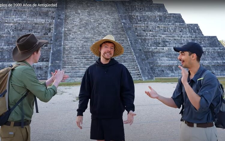 México reitera demanda contra Mr Beast por violar permisos en zonas arqueológicas