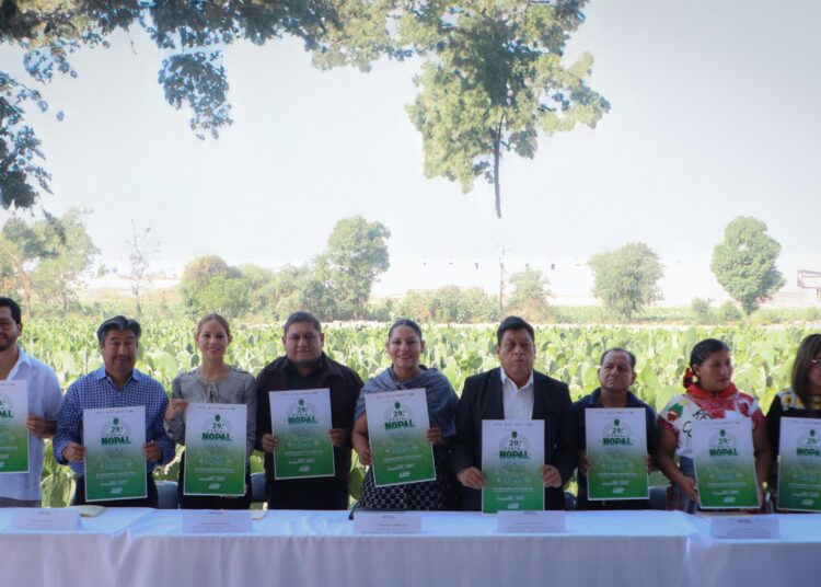 Presenta Lupita Cuautle la 29ª Feria del Nopal en Tlaxcalancingo