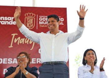 Inaugura Omar Muñoz importante obra conjunta con el Gobierno del Estado
