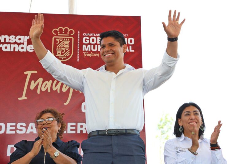 Inaugura Omar Muñoz importante obra conjunta con el Gobierno del Estado