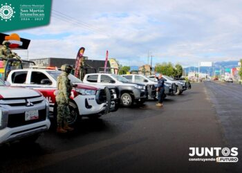 Implementan operativo de seguridad a favor de compradores y tianguistas en Texmelucan